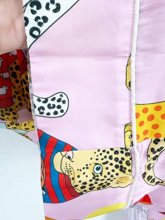 Karen Mabon Long-Sleeve Leopards Can't Change Their Spots Pajama Set - Picture 11 of 14